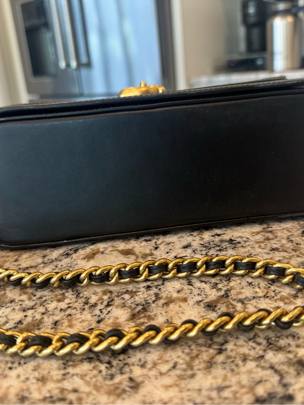 Coach Black Madison crossbody with chain strap - Picture 6 of 9